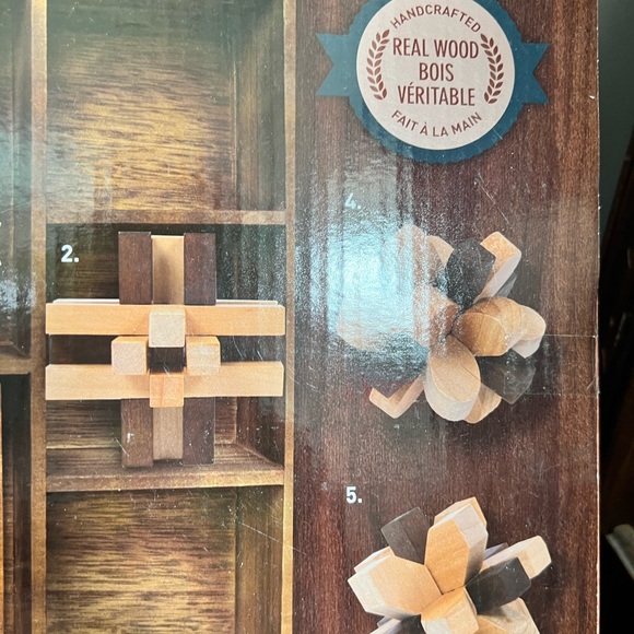 New Puzzles & Games Handcrafted in Real Wood - 5 Games - Picture 8 of 8